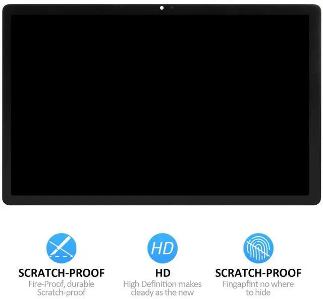 Alt view image 3 of 5 - A-MIND for Samsung Galaxy Tab A7 10.4 Screen Replacement Touch Screen Digitizer SM-T500 SM-T505 LCD Display Full Assembly Repair Kits,with Screen Protector+Tools (Black)