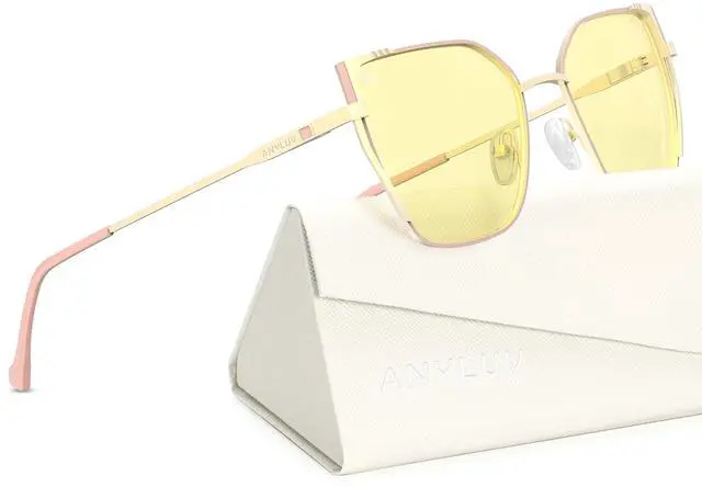 Main image of ANYLUV Blue-Light-Glasses Women Blue-Light Blocking-Glasses: Womens Bluelight Glasses Computer Screen Blocker Eyes Protection