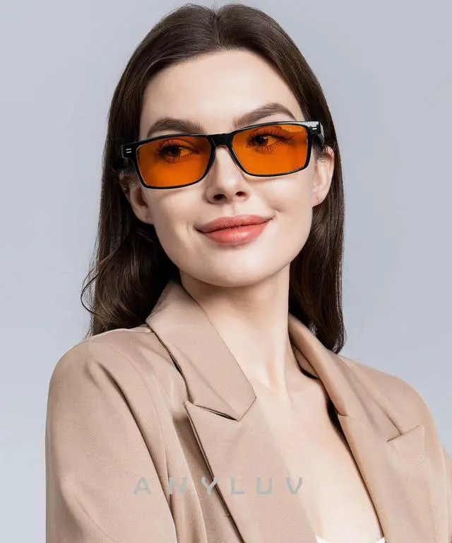Alt view image 2 of 5 - ANYLUV Blue Light Blocking Glasses for Men Anti Blue Light Glasses for Men Women, Eye Strain Relief for Computer Gaming