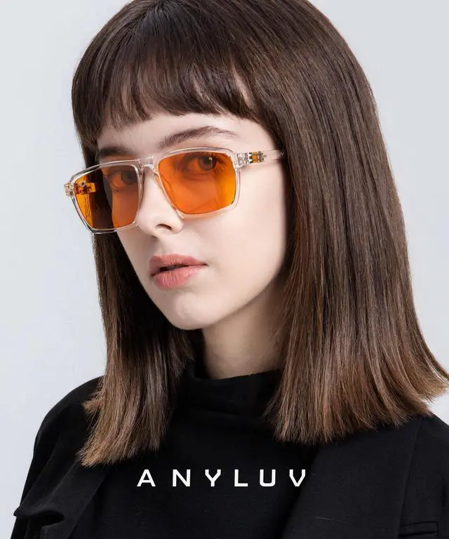 Alt view image 2 of 5 - ANYLUV Blue Light Glasses Men, Blue Light Blocking Glasses for Men Women Anti Eyestrain UV400 for Eye Protection
