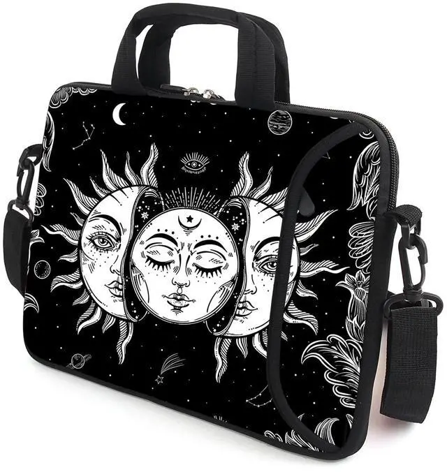 Alt view image 5 of 5 - ARIYIDA 15" laptop sleeve laptop bag chromebook case adjustable shoulder strap with handle accessory pocket for men women (RYD-15-5)