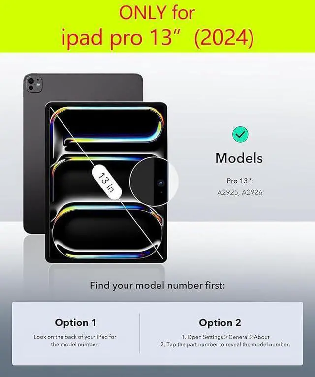 Alt view image 2 of 5 - CPNVWA Genuine Leather Case for iPad Pro 13 2024 Inch M4 2024 with Stylus Holder,Protective Shockproof Premium Leather Smart Folio Cover Adjustable Stand Auto Sleep/Wake Anti-Slip, Brown