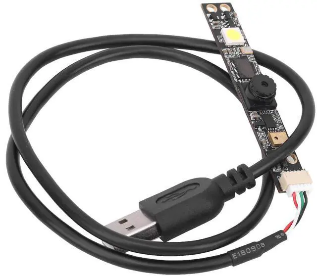 Alt view image 2 of 5 - 5MP USB HD Camera Module, OV5640 Camera with 60° Wide Angle, Flash, USB Drive, Built-in Microphone for WinXP/Win7/Win8/Win10/OS X, for Android