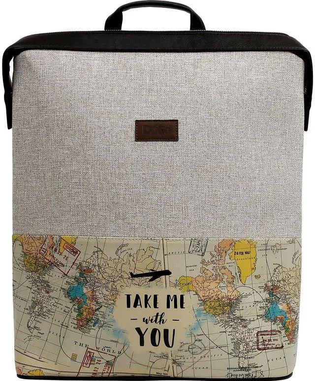Main image of DOGO Slim Backpack for Women - Unique Design and Vegan Leather Laptop Work Travel Backpacks, Take Me With You