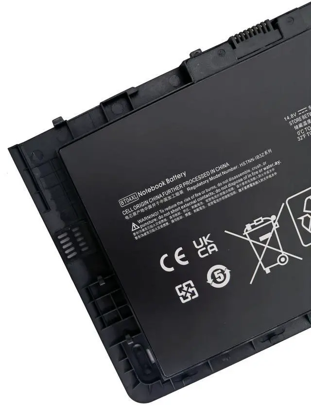Alt view image 2 of 5 - Batterymarket 52Wh 14.8V laptop Battery BT04XLCompatibe with HP EliteBook Folio 9470 Series Laptop HSTNN-IB3Z HSTNN-I10C BT04 BA06 687517-1C1