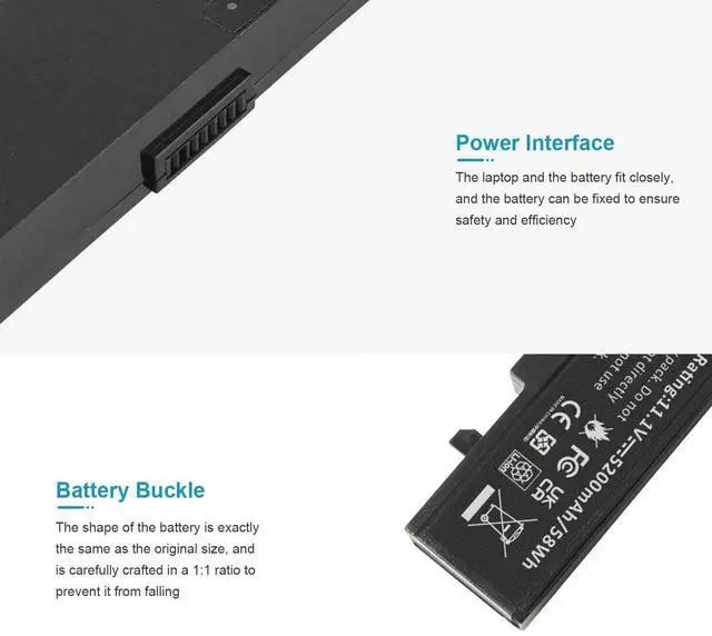 Alt view image 4 of 5 - AA-PB9NS6B AA-PB9MC6B AA-PB9NC6B AA-PB9NC6W AA-PB9NS6B Laptop Battery for Samsung R420 R430 R468 R470 R480 RV510 RV511 RC512 R519 R520 R530 R540 R580 R730 Q320 Q430 Np550P5c Np365e5c NP300E5A