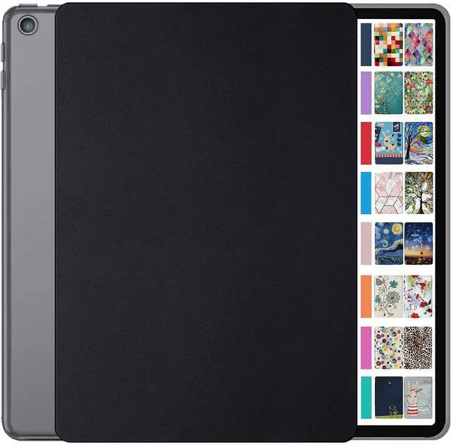 Main image of DuraSafe Cases for iPad 5th 2017 6th 2018 Gen 9.7 Inch [iPad 5 6 Gen ] A1893 A1954 A1822 A1823 MRJN2LL/A MR7G2LL/A MR7F2LL/A MP2F2LL/A Slim Hard Shell Protective Stand Cover - Black
