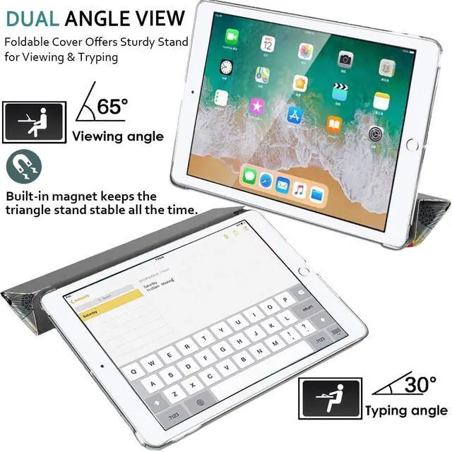 Alt view image 4 of 5 - DuraSafe Cases for iPad 2016 Pro 9.7 inch Case A1673 MLMP2LL/A MM172LL/A MLMN2LL/A MLMQ2LL/A A1674 A1675 MLMW2LL/A MLMX2LL/A MM192LL/A MLMV2LL/A MLN02LL/A MLMY2LL/A MLN12LL/A MLPX2LL/A - Yarn Flowers