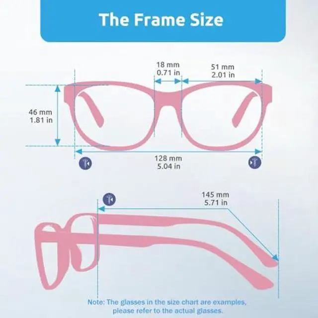 Alt view image 5 of 5 - Firmoo Polygon Blue Light Blocking Glasses for Woman Men, Black Gold Blue Light Filter Computer Glasses Reduce Eyestrain Headache Metal Glasses