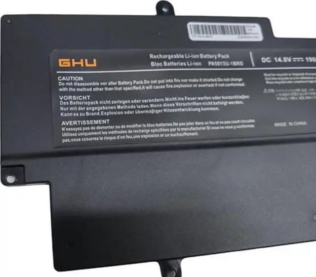 Alt view image 3 of 5 - GHU New Battery PA5013U-1BRS for Toshiba Portege Z830 UltraBook Series Z830-10P Z830-BT8300 Z830-S8301 Z830-S8302 Z835 Z930 Z935 47 Wh 14.8V