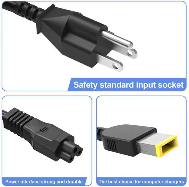 Alt view image 5 of 5 - 300W Universal Laptop Charger, Replacement for Lenovo Laptop Charger, Fast Charger Cord