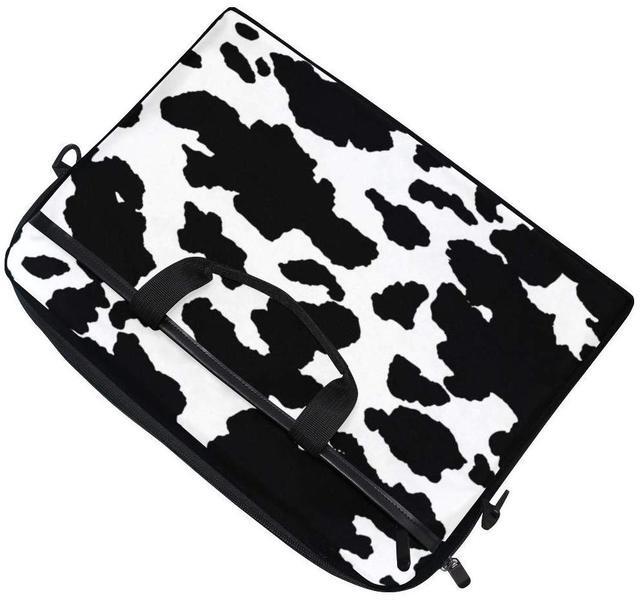 Alt view image 5 of 5 - Laptop Bag Case Geometrical Animal Skin Cow Print Computer Protector Bag Travel Totes Briefcase with Shoulder Strap for Women Men Girl Boys