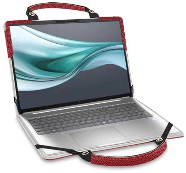 Main image of Laptop Case Cover for Dell Pro 14 Premium PA14250 with Portable Bag with Bag Handle,Red