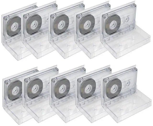 Main image of Blank Cassette Tapes 60 Minute Recordable Clear Audio Cassette Tape for Speech Music Recording,Tapes Audio Tapes with Individual Clear Plastic Case