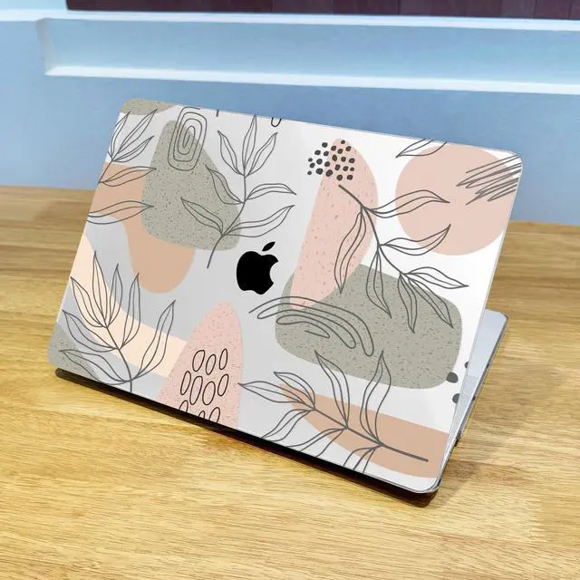 Alt view image 3 of 5 - Lepeoac for MacBook Pro 16 inch Case 2019 2020 Release Model A2141, Plastic Hard Shell Cover with Keyboard Cover & Screen Protector for MacBook Pro 16 inch with Touch Bar & Touch ID - Tropical Leaves