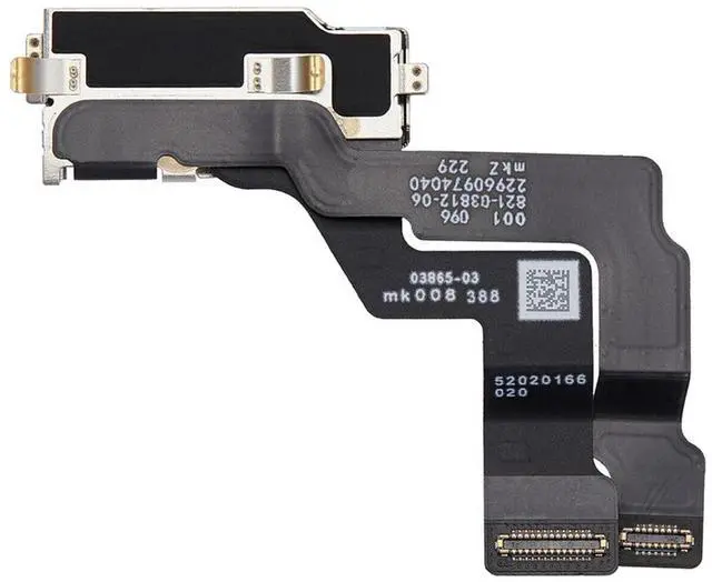 Alt view image 3 of 5 - Front Camera Proximity Light Sensor & Siri Microphone Connector Module Flex Cable Replacement Compatible with iPhone 14 pro Max