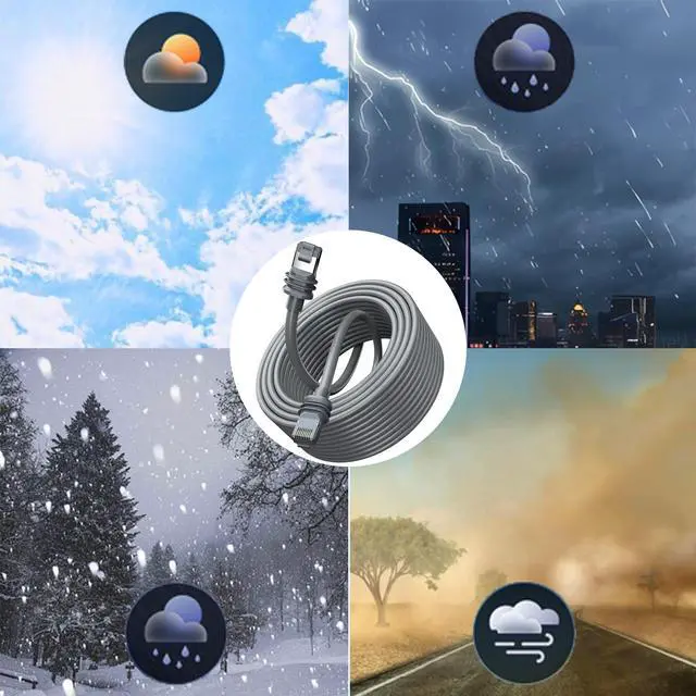 Alt view image 5 of 5 - Lorlorkool Starlink Gen 3 Cable,Waterproof Starlink V3 Cable Replacement Standard V3 Cable for Starlink Satellite Gen3 30FT