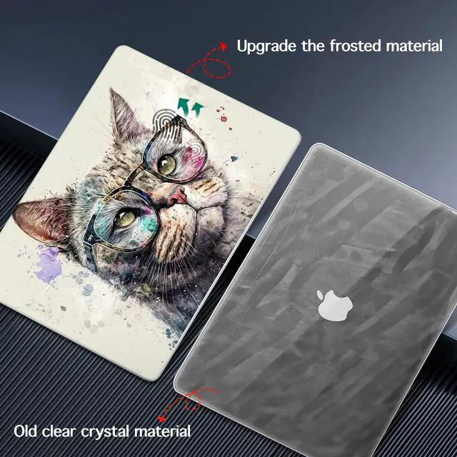Alt view image 5 of 5 - May Chen Case for M4 MacBook Pro 16 inch Case A3403 A3186, M3 A2991 M2 A2780 M1 A2485 Chip 2021-2024 Release, Surface Hard Shell Cover Case with Screen Protector & Keyboard Cover, Cute Cat