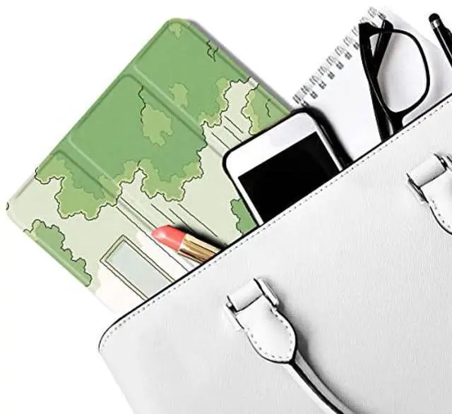 Alt view image 5 of 5 - MAYCARI Cartoon Rabbit Dog Case foriPad Pro 12.9 Inch 2022/2021/2020 with Pencil Holder, Cute iPad Pro 6th/5th/4th Generation Protective Case with Soft TPU Green, Auto Sleep/Wake Cover Slim Shell
