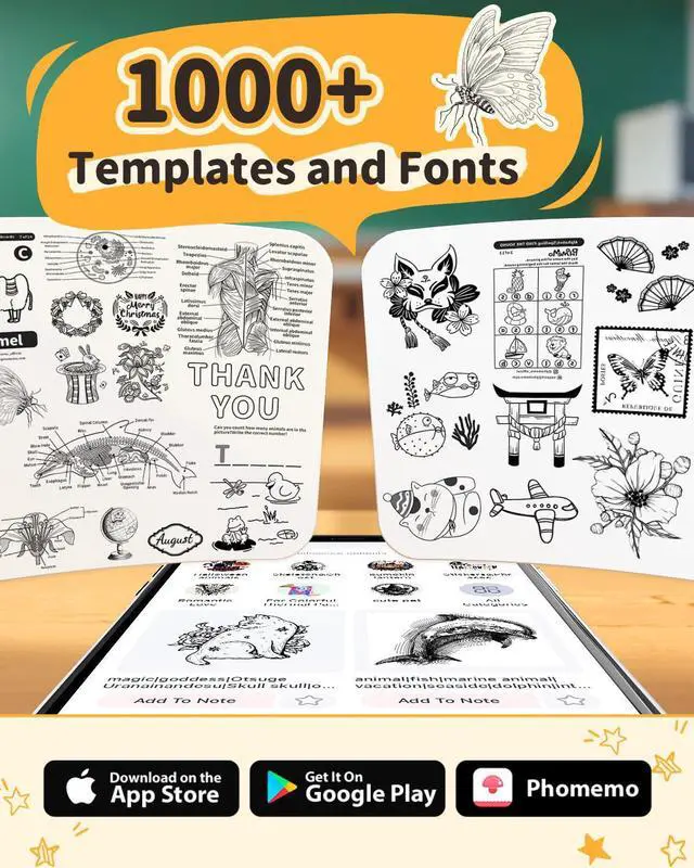 Alt view image 5 of 5 - Memoqueen Mini Sticker Printer, T02 Sticker Maker Machine, Blutooth Portable Thermal Printer, Wireless Inkless Printing, for Memo, Study Notes, Work Plans, Compatible with iOS & Android, Black