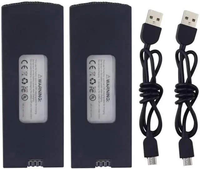 Main image of Accessories 2PCS 3.7V 1200mah Lithium Battery with USB Charging Cable for 4D-V4 4DV4 Aerial Photography Quadcopter Accessories RC Drone