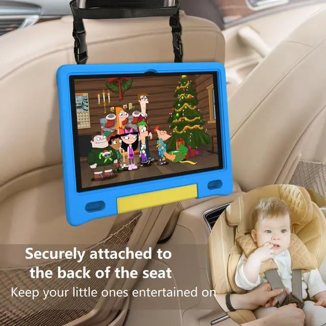 Alt view image 3 of 5 - NOBKLEN 10.1 Inch Kids Tablet with Shockproof Case | Android 14, 64GB+8GB RAM, 12H Battery | Parental Control, Google Kids Space & Preloaded Educational Apps | WiFi 6, HD Display, Ages 3-12