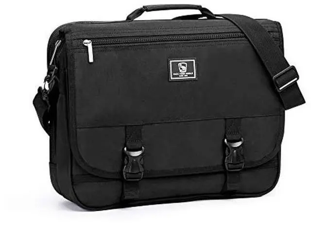 Main image of OIWAS Briefcase for 14 Inch Laptop, Messenger Bag for Men Crossbody School Satchel for Boys Multi Pockets Large Capacity Bag with Removable Shoulder Strap