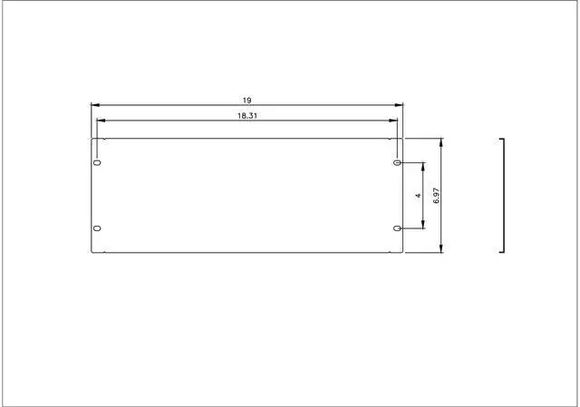 Alt view image 4 of 5 - RAISING ELECTRONICS 2 Pack 1U / 2U / 3U / 4U Blank Rack Mount Panel Server Network Racks Enclosures Spacer 19 inch (4U 7 inch)