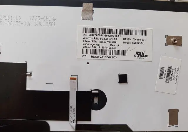 Alt view image 4 of 4 - SOUTHERNINTL New Repalcement for HP ELITEBOOK 810 G1 G2 G3 US Backlit Keyboard with Silver Frame 706960-001 716747-001 721237-001 SG-57700-XUA
