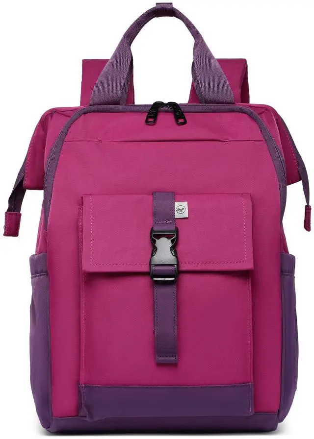 Main image of SUNNY BIRD Laptop Backpack, 15.6 Inch Laptop Work Bag, Wide Open Casual Daypack for Women, Men and Adult (Purple)