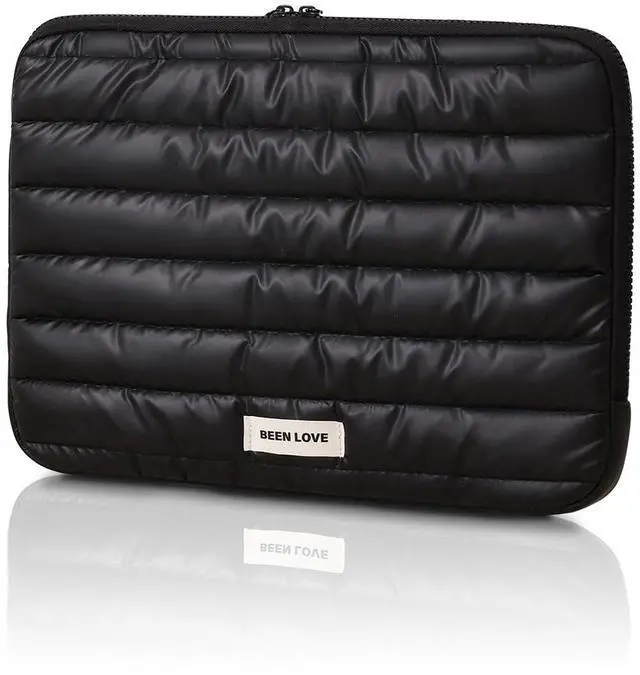 Main image of Teryeefi 15-15.6 inch Laptop Sleeve Bag, Soft Shockproof Puffy Laptop Carrying Case Compatible with MacBook Air 15 M3 M2 M1/Pro 15 inch, HP, Dell, ASUS, Lenovo with Waterproof- Black