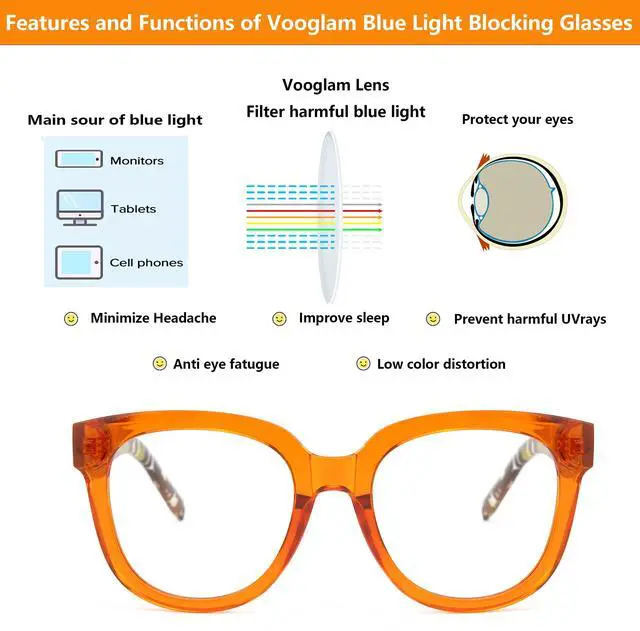 Alt view image 4 of 5 - VOOGLAM Oversized Square Eyeglasses Green for Women with Clear Lens Vernetta-9594-10
