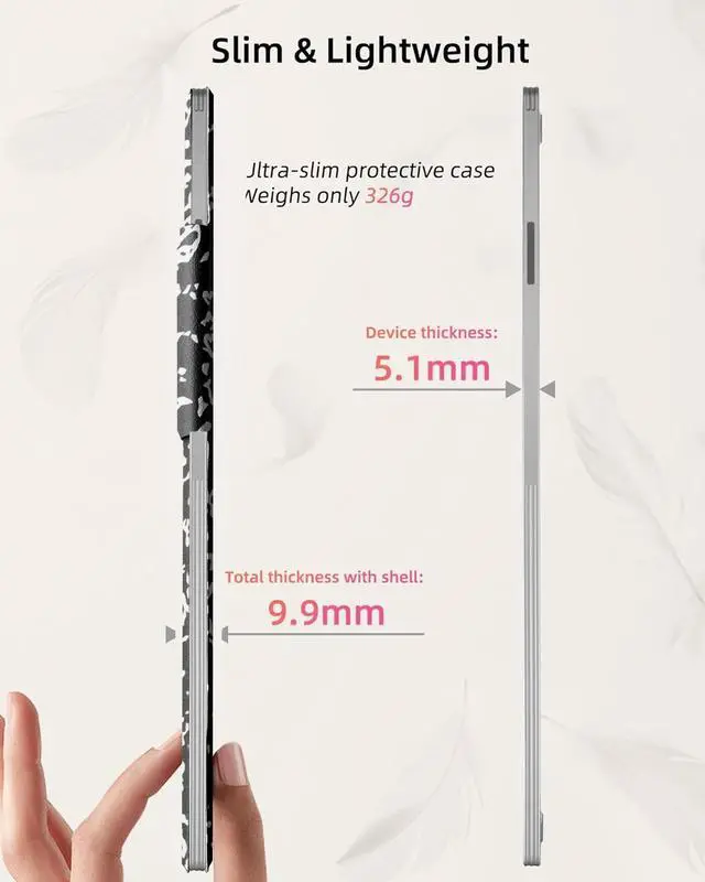 Alt view image 4 of 5 - WALNEW Case for Remarkable Paper Pro,Magnetic Slim Book Folio Cover with Pen Clasp, Auto Sleep/Wake Protective Cover for Remarkable Paper Pro 11.8" (2024 Released)