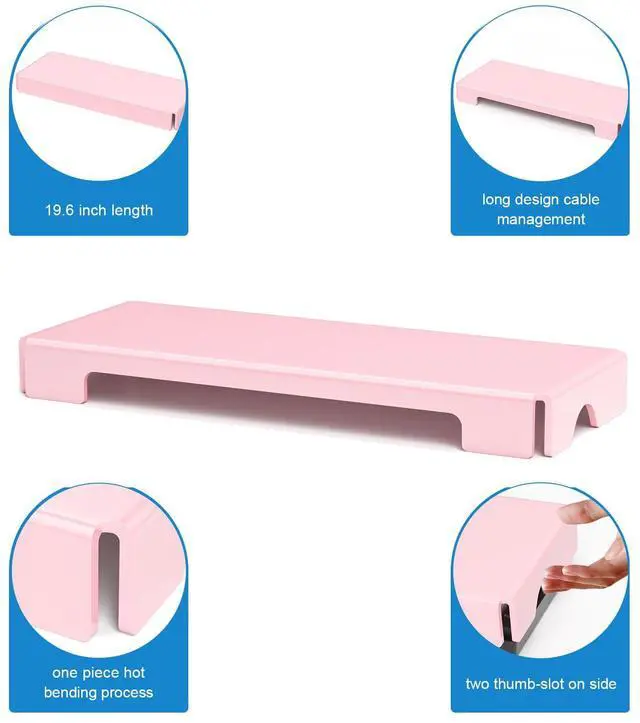 Alt view image 5 of 5 - WINFFOR Acrylic Keyboard Cover Protector - Mechanical Keyboard Dust Cover Computer Keyboard Cover Keyboard Protector Fits 17'' Keyboard (Lightpink)