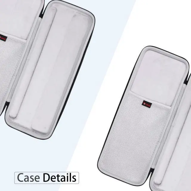 Alt view image 3 of 5 - XANAD Hard Case for Logitech MX Keys/MX Keys Advanced MIC Wireless Illuminated Keyboard(Gray)-Inside: 17.2"x6.2"x1.2"