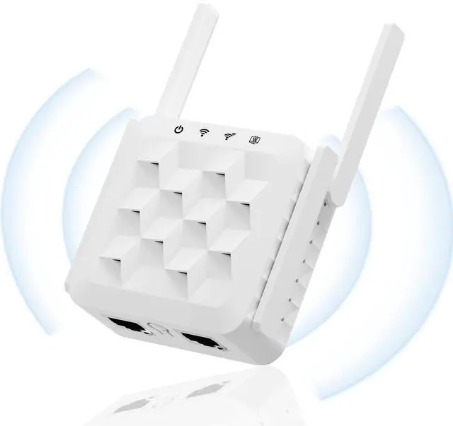 Main image of WiFi Extender,WiFi Extender Signal Booster for for Home & Outdoor,Device Servers Covers Up to 9358 Sq. ft and 41 Devices,Internet Booster,Quick Setup,Repeater with Ethernet Port & Access Point.