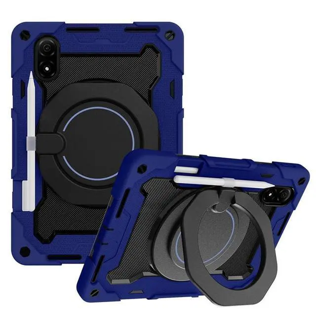 Main image of Compatible with Honor Pad X9 Tablet Case 11.5" 3in1 Armor Heavy Shockproof Protective Rotundity Bracket with Shoulder Strap[Without Screen Protector&Pen] - E