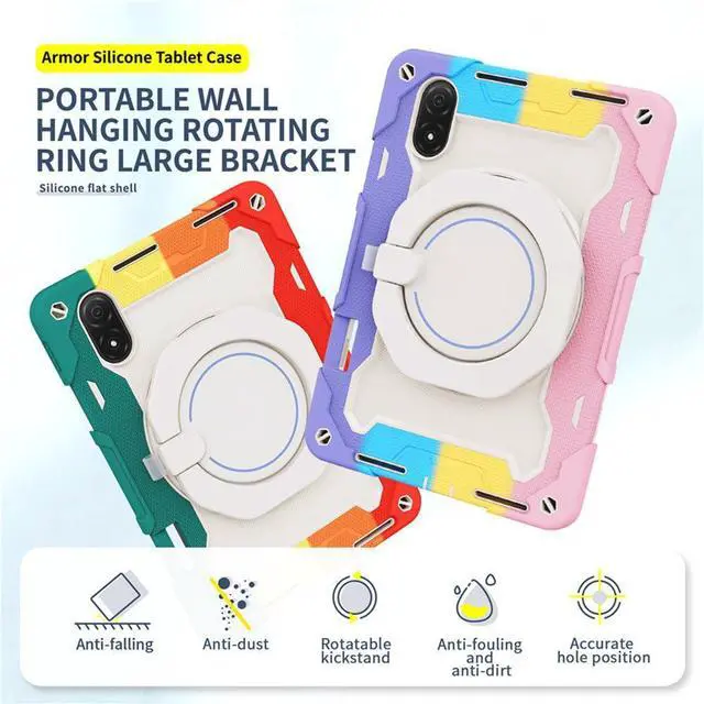 Alt view image 2 of 5 - Compatible with Honor Pad X9 Tablet Case 11.5" 3in1 Armor Heavy Shockproof Protective Rotundity Bracket with Shoulder Strap[Without Screen Protector&Pen] - E