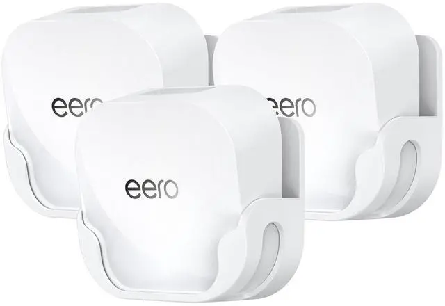 Main image of XLTTYWL eero 7 Wall Mount Kit, erro 7 Mount Bracket Optimize Space&Cable Management Accessories eero WiFi 7 Compatible with eeros 7 Extender Dual-Band Mesh Wi-Fi 7 Router (White, 3 Pack)