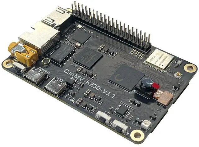Main image of WayPonDEV CanMV-K230 64-bit RISC-V Single Board Computer 512MB LPDDR3 Supports RISC-V Vector Extension 1.0, Mutiple 4K HD Camera Inputs for Image Recognition/AIOT/Smart Home Security (TF Card Bundle)