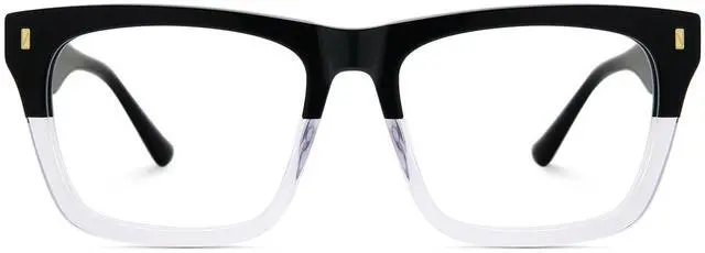 Main image of Zeelool Blue Light Blocking Glasses for Men, Rectangle Fashion Glasses Frame Eyeglasses with Anti UV Glare & Eyestrain Lens ZJGA996987-02B