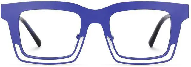 Main image of Zeelool Blue Light Blocking Glasses for Men, Rectangle Fashion Glasses Frame Eyeglasses with Non-prescription Clear Lens ZJGM982748-03B