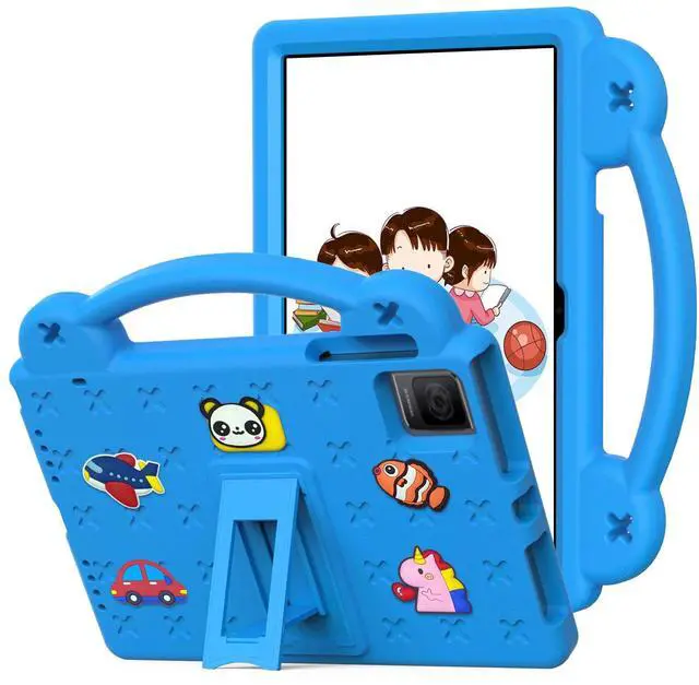Main image of YRH for Revvl Tab 5G Tablet Case Kids 2023, EVA Shockproof Cover for Tmobile Revvl Tab 5G 10.36 inch Tablet Case, with Stand Handle Figures, SkyBlue