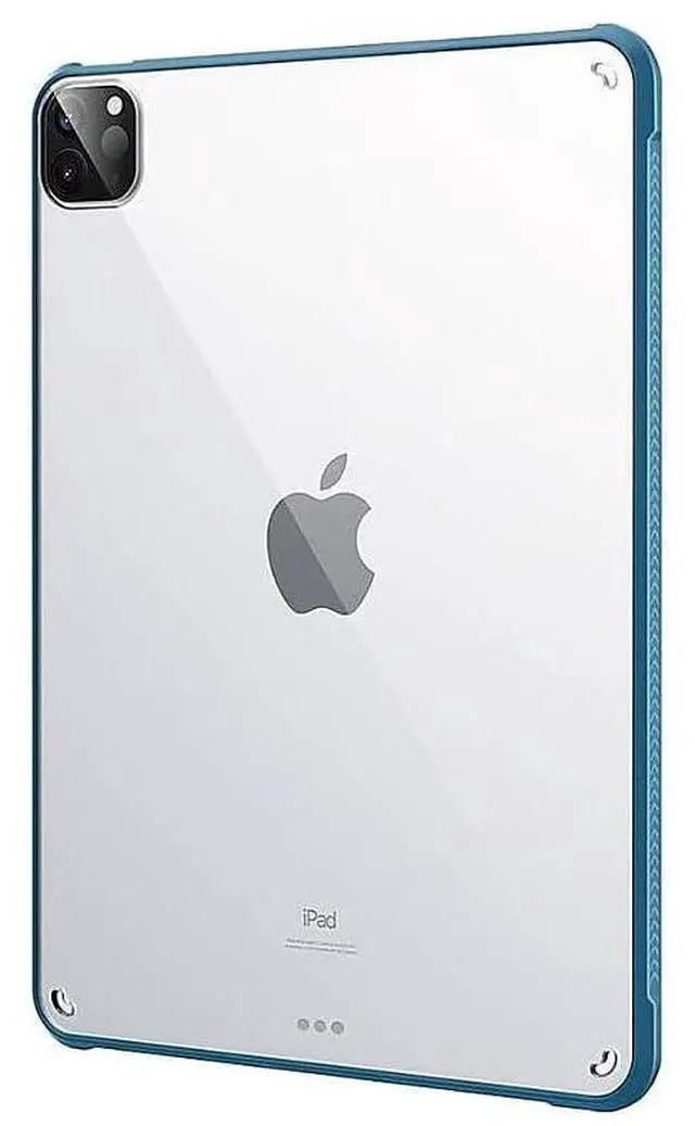 Alt view image 2 of 5 - SaharaCase Hard Shell Case for Apple iPad Pro 11" (3rd Generation 2021 & 4th Generation 2022) [Shockproof Bumper] Rugged Protection Antislip Cover (Clear Blue)