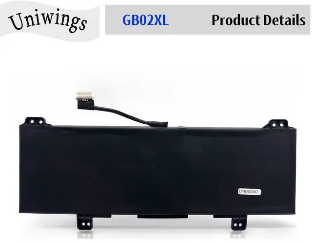 Alt view image 2 of 5 - HCSK GB02XL Laptop Battery Compatable with Hp Chromebook x360 11 G2 EE Chromebook 11A G6 G8 EE Chromebook 11 G7 G8 EE Series L42550-271 L42550-541 HSTNN-UB7M HSTNN-DB7X L42583-005 7.7V 47.3Wh 6150mAh