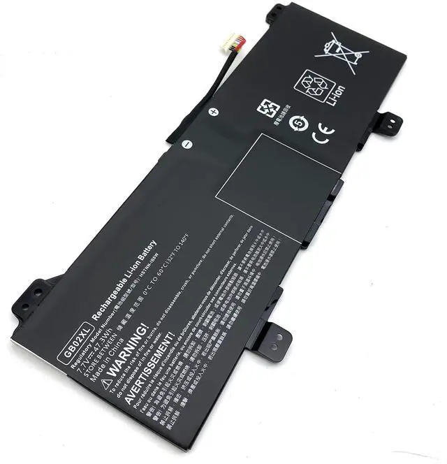 Alt view image 4 of 5 - HCSK GB02XL Laptop Battery Compatable with Hp Chromebook x360 11 G2 EE Chromebook 11A G6 G8 EE Chromebook 11 G7 G8 EE Series L42550-271 L42550-541 HSTNN-UB7M HSTNN-DB7X L42583-005 7.7V 47.3Wh 6150mAh