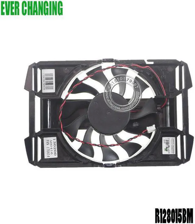 Alt view image 2 of 2 - Graphics card fan R128015BM DC12V 2Pin for ASUS EAH5570 EAH5570/DI HM512MD3 8iop
