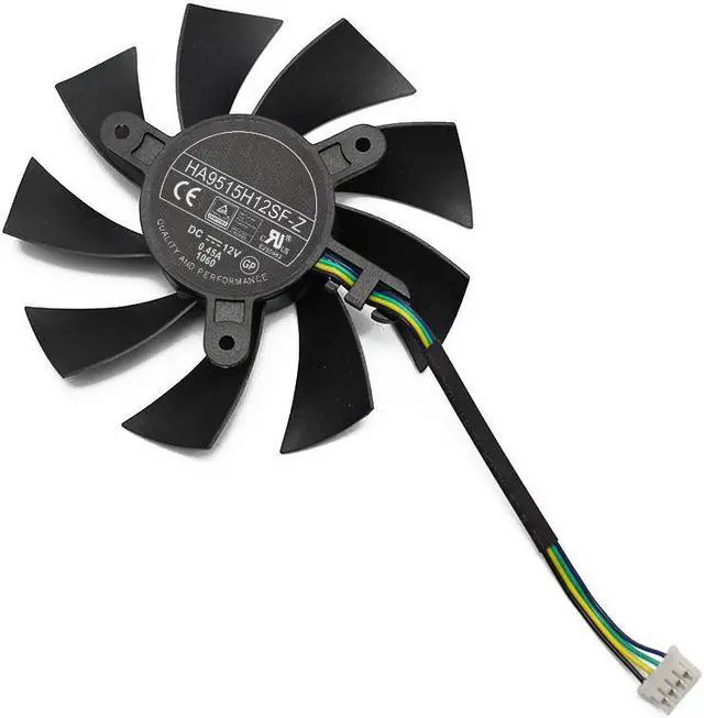 Alt view image 5 of 5 - for MSI GTX 1060 ITX OC 6G GTX950 R7 360 2GD5 GTX1060 OC 3G Graphics card cooling fan HA9015H12SF-Z 12V 0.45A 4000RPM