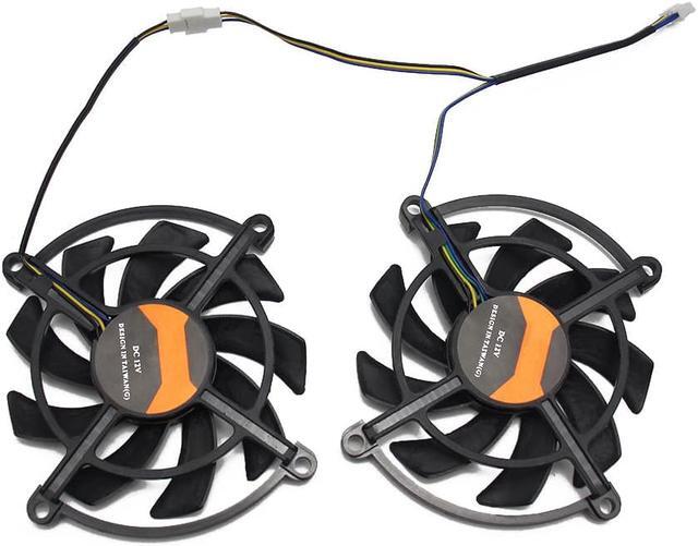Alt view image 5 of 5 - 2PCS/lot iGame GTX 1060 1070 Cooler fan 4pin Replace for Colorful iGame S GeForce GTX1060 GTX1070 iGame U Video card Fan