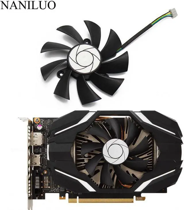 Main image of for MSI GTX 1060 ITX OC 6G GTX950 R7 360 2GD5 GTX1060 OC 3G Graphics card cooling fan HA9015H12SF-Z 12V 0.45A 4000RPM